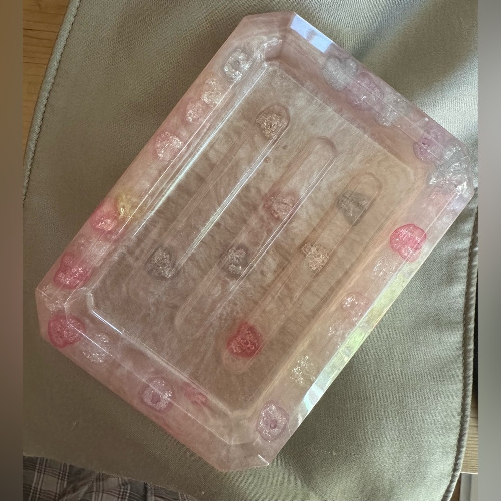 Handmade Resin Soap Dish